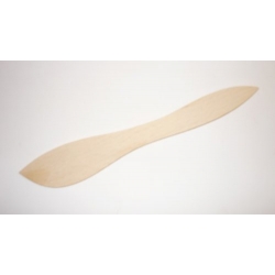 Nóż do masła , drewniany płaski  18 cm Szpatułka do mas plastycznych, past strukturalnyc